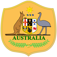 Escudo de Selección de fútbol de Australia